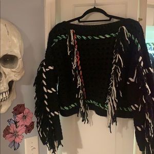 Topshop crop sweater